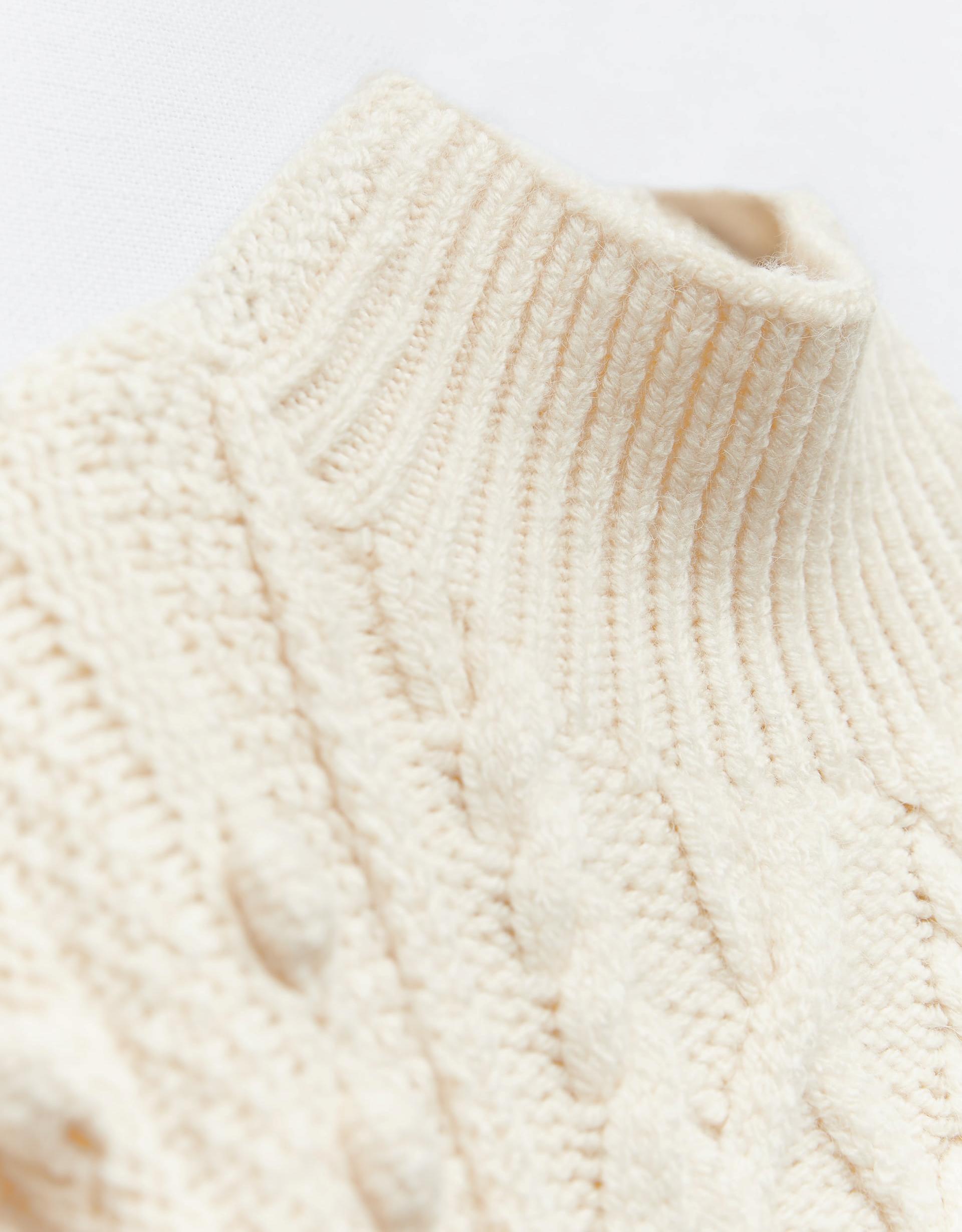 Cable Knit Wool Sweater