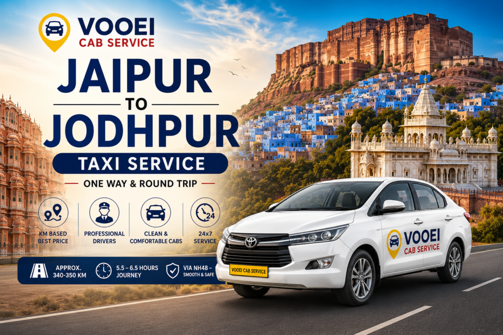 Jaipur to Jodhpur Taxi